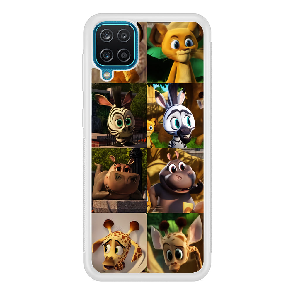 Madagascar Babbies Character Samsung Galaxy A12 Case