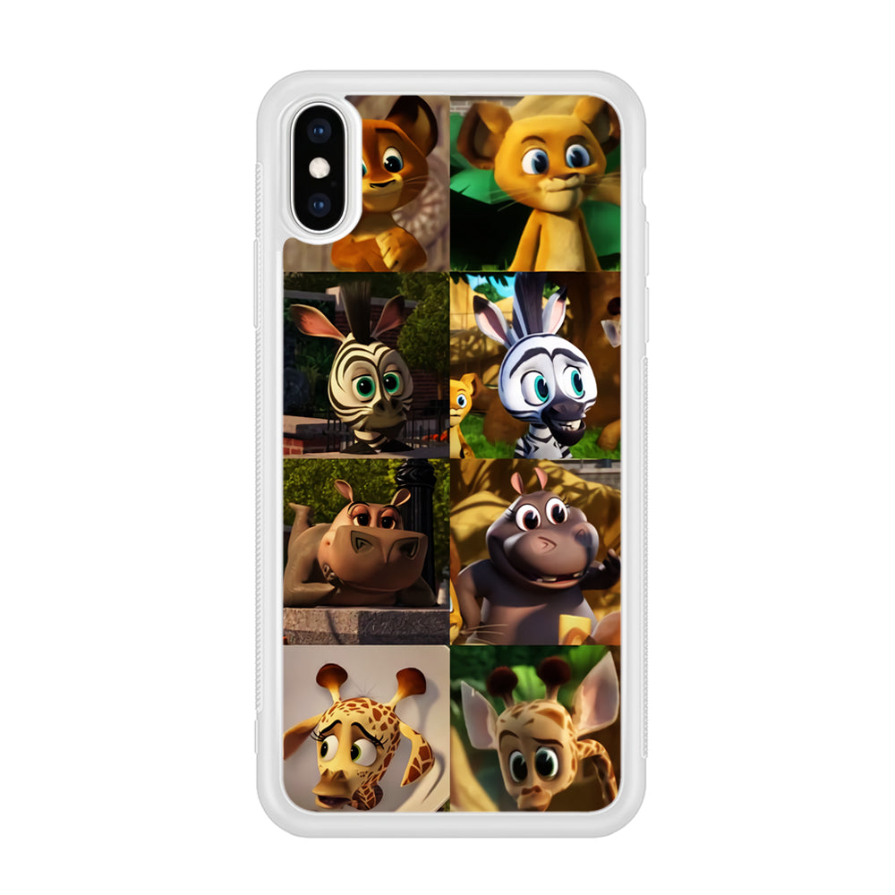 Madagascar Babbies Character iPhone X Case