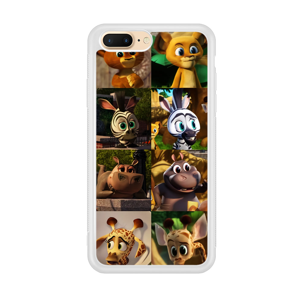 Madagascar Babbies Character iPhone 8 Plus Case