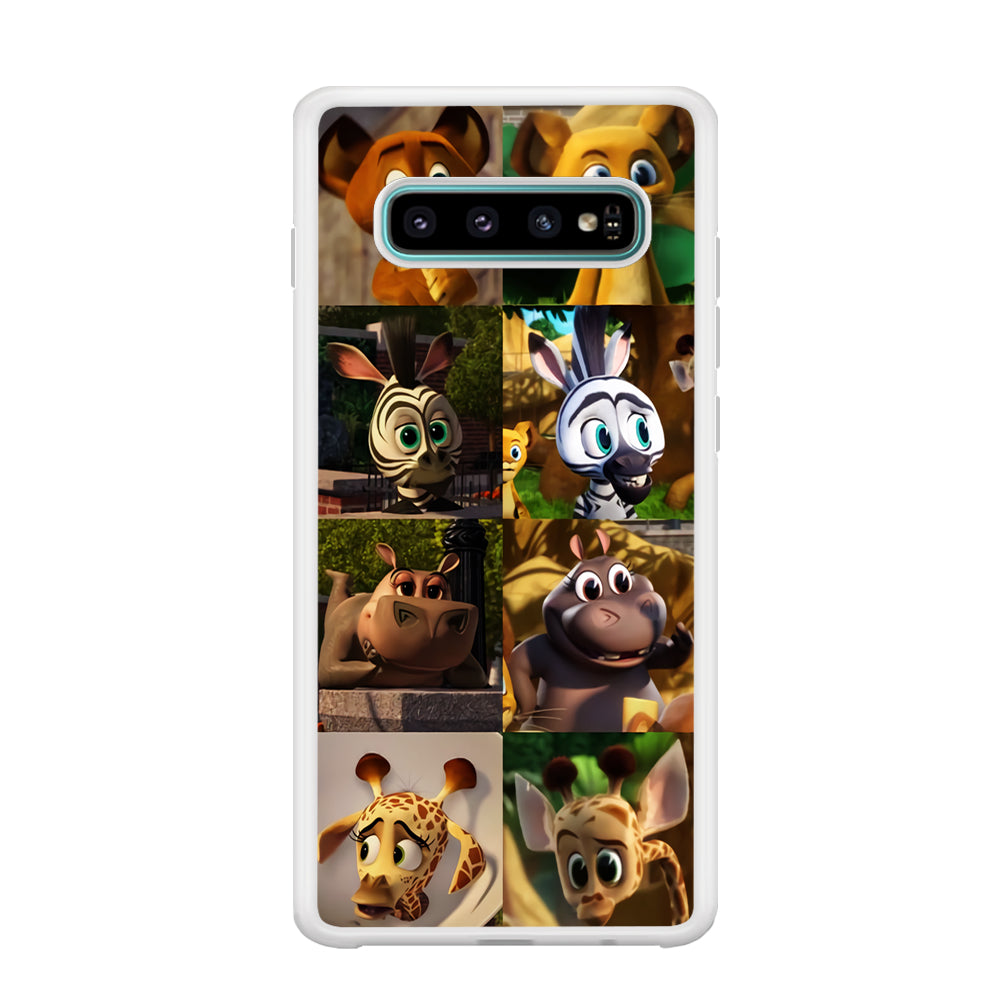 Madagascar Babbies Character Samsung Galaxy S10 Case