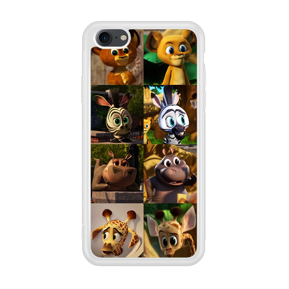 Madagascar Babbies Character iPhone 8 Case