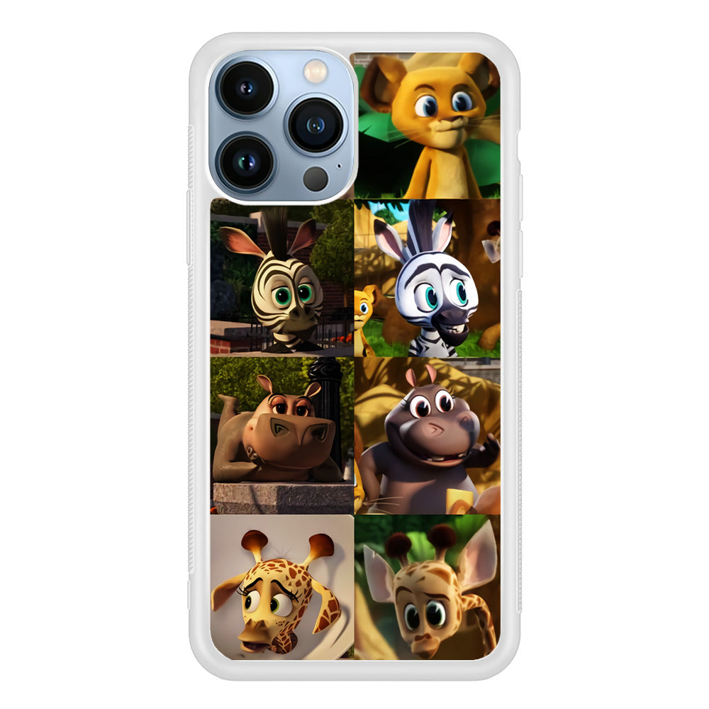 Madagascar Babbies Character iPhone 13 Pro Max Case