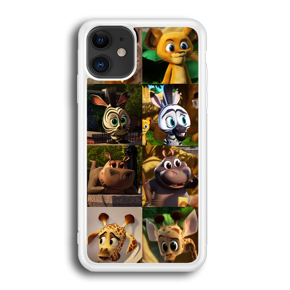 Madagascar Babbies Character iPhone 12 Case