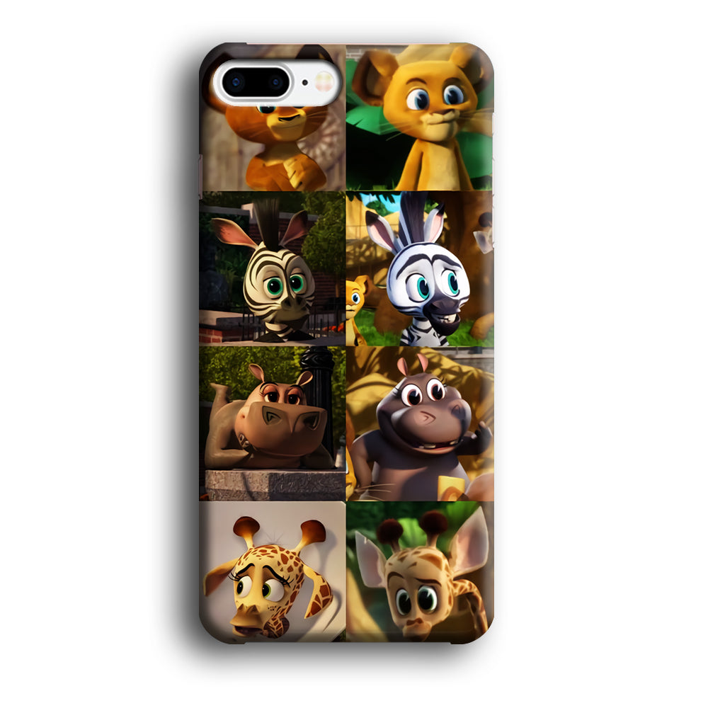 Madagascar Babbies Character iPhone 7 Plus Case