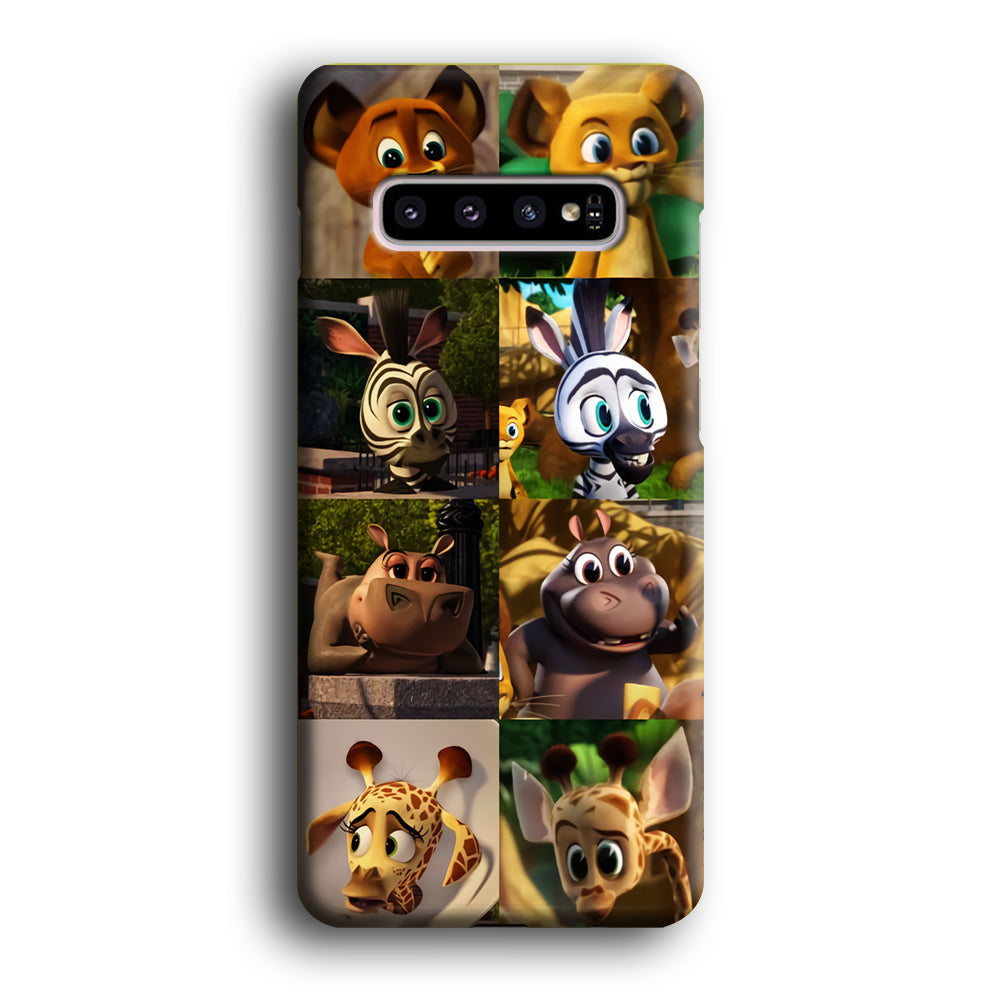 Madagascar Babbies Character Samsung Galaxy S10 Case