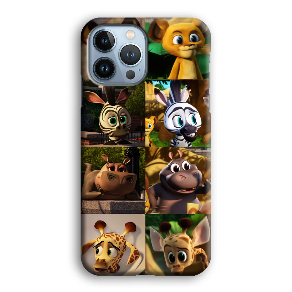 Madagascar Babbies Character iPhone 13 Pro Max Case