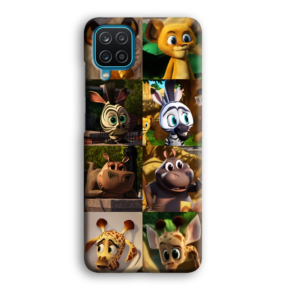 Madagascar Babbies Character Samsung Galaxy A12 Case