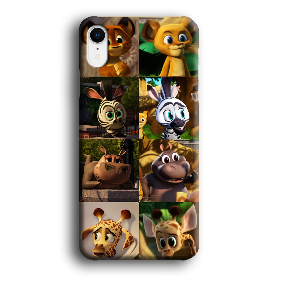 Madagascar Babbies Character iPhone XR Case
