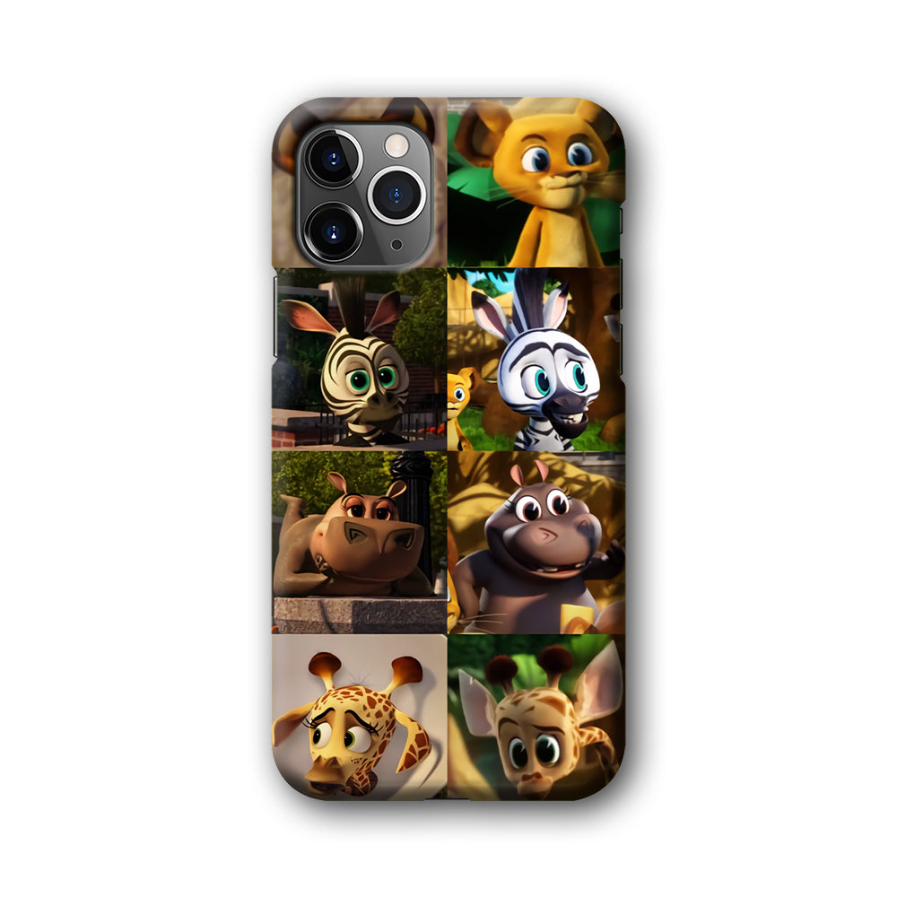 Madagascar Babbies Character iPhone 11 Pro Max Case