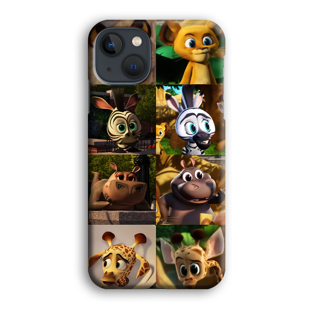 Madagascar Babbies Character iPhone 13 Case