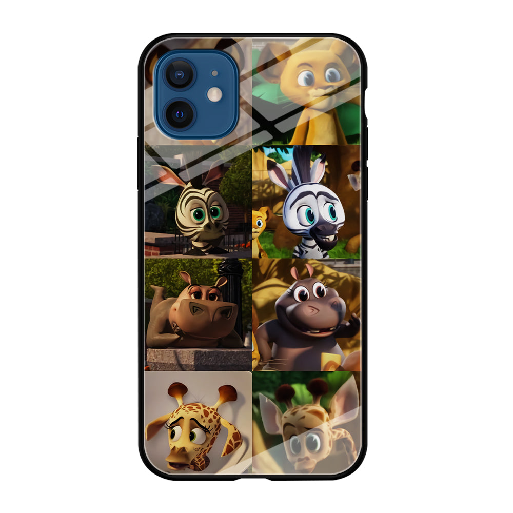 Madagascar Babbies Character iPhone 12 Case