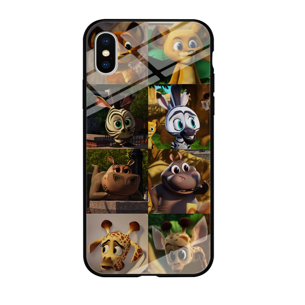 Madagascar Babbies Character iPhone X Case