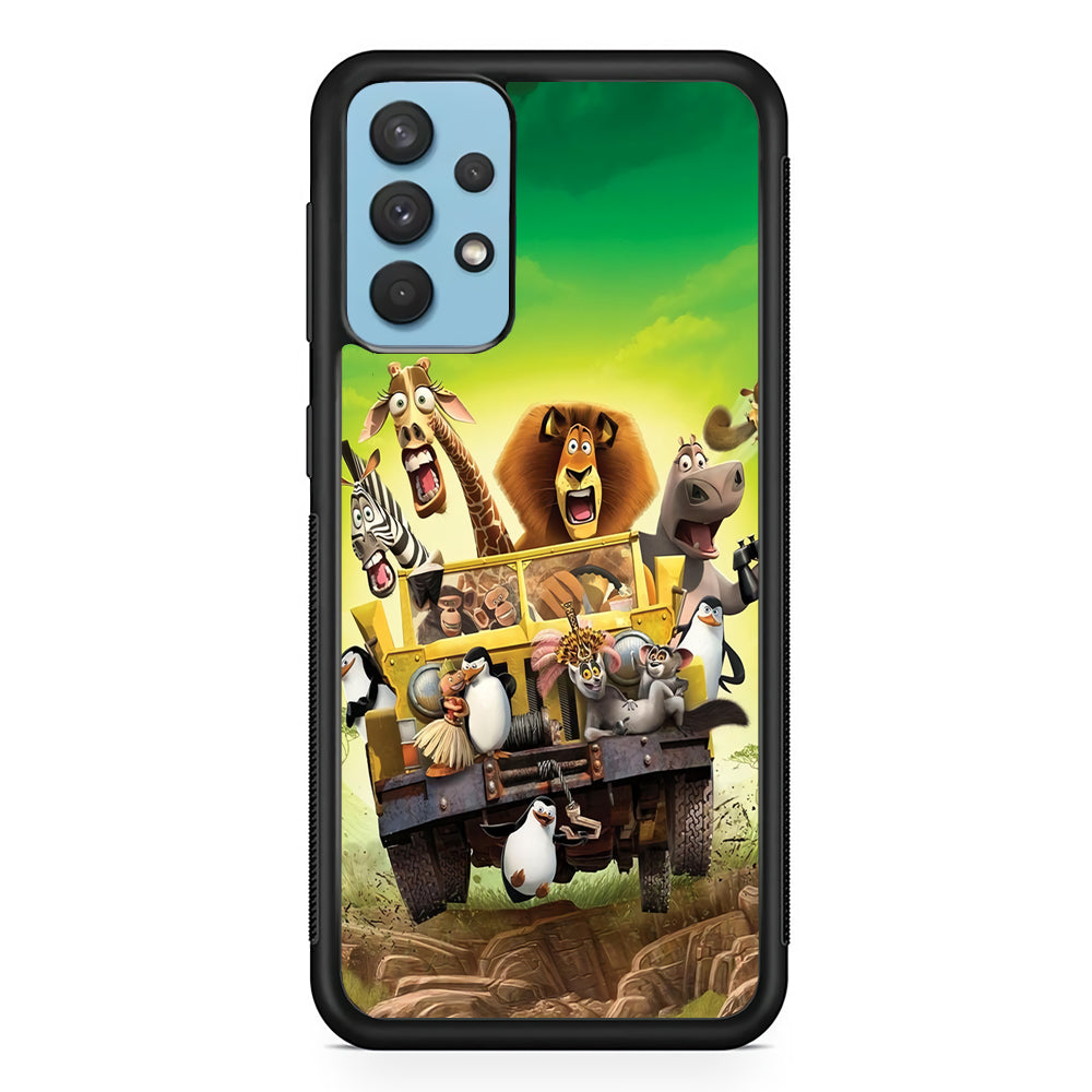 Madagascar Hooliday Moment Samsung Galaxy A32 Case