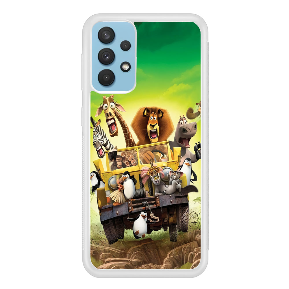 Madagascar Hooliday Moment Samsung Galaxy A32 Case