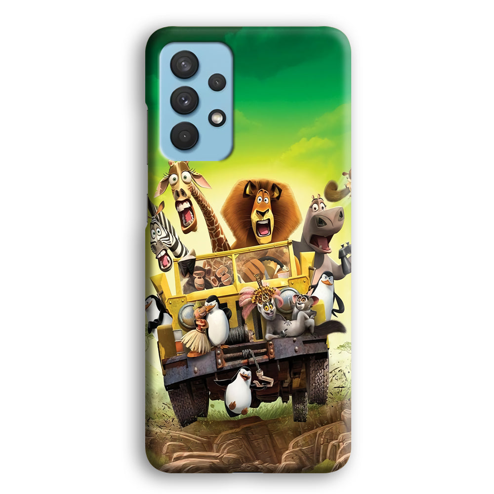 Madagascar Hooliday Moment Samsung Galaxy A32 Case