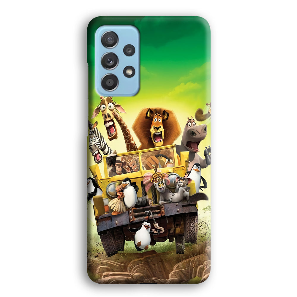 Madagascar Hooliday Moment Samsung Galaxy A72 Case 3D Case