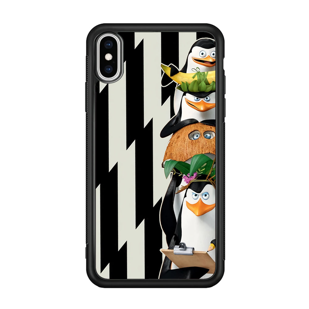 Madagascar Penguin Team iPhone X Case