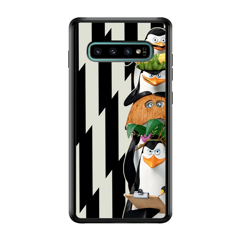 Madagascar Penguin Team Samsung Galaxy S10 Plus Case