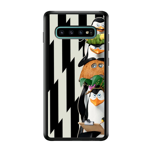 Madagascar Penguin Team Samsung Galaxy S10 Plus Case