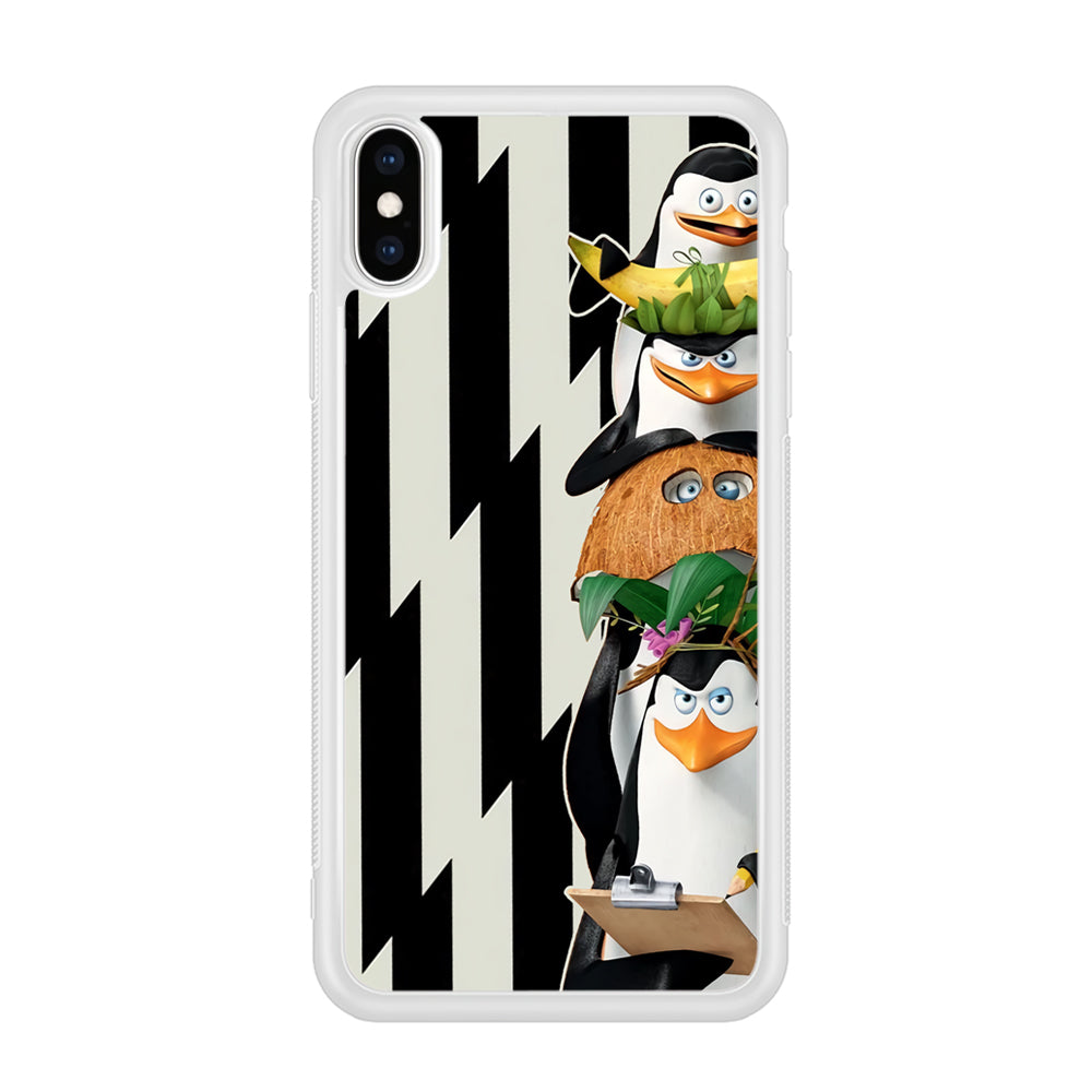 Madagascar Penguin Team iPhone X Case