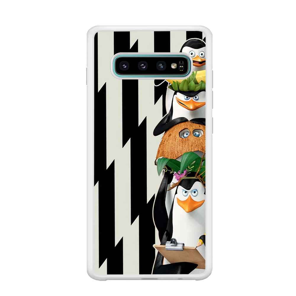 Madagascar Penguin Team Samsung Galaxy S10 Case