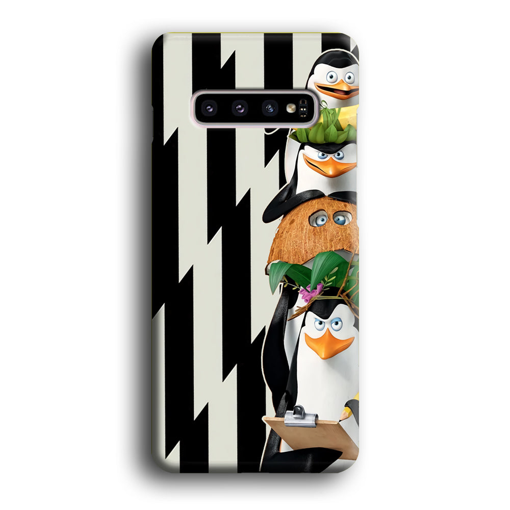 Madagascar Penguin Team Samsung Galaxy S10 Case