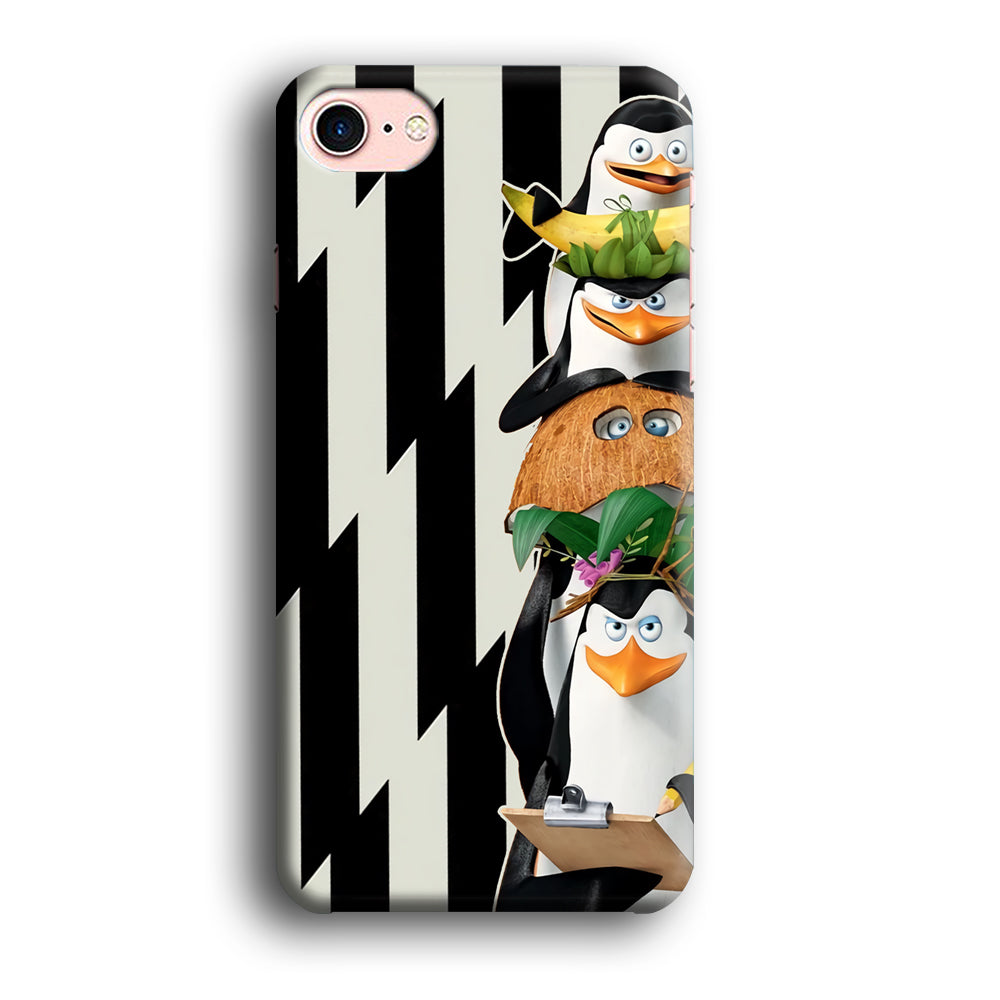 Madagascar Penguin Team iPhone 8 Case