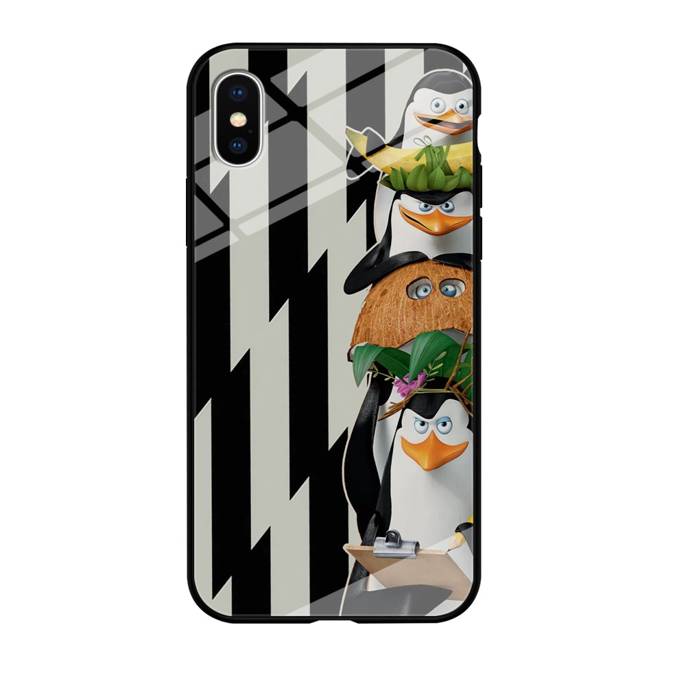 Madagascar Penguin Team iPhone X Case