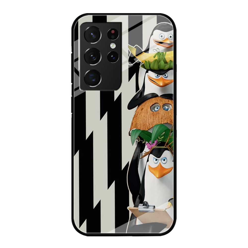 Madagascar Penguin Team Samsung Galaxy S21 Ultra Case