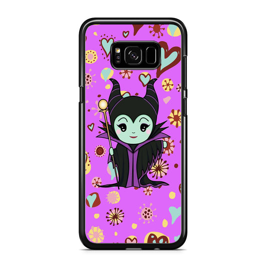Maleficent Cartoon in Love Samsung Galaxy S8 Case