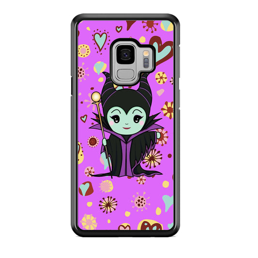 Maleficent Cartoon in Love Samsung Galaxy S9 Case