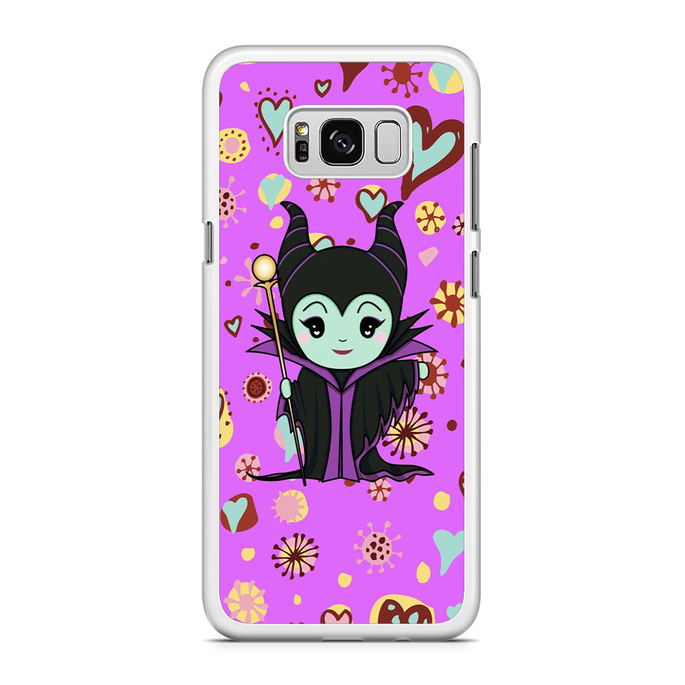 Maleficent Cartoon in Love Samsung Galaxy S8 Case