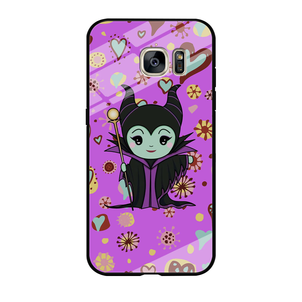 Maleficent Cartoon in Love Samsung Galaxy S7 Edge Case