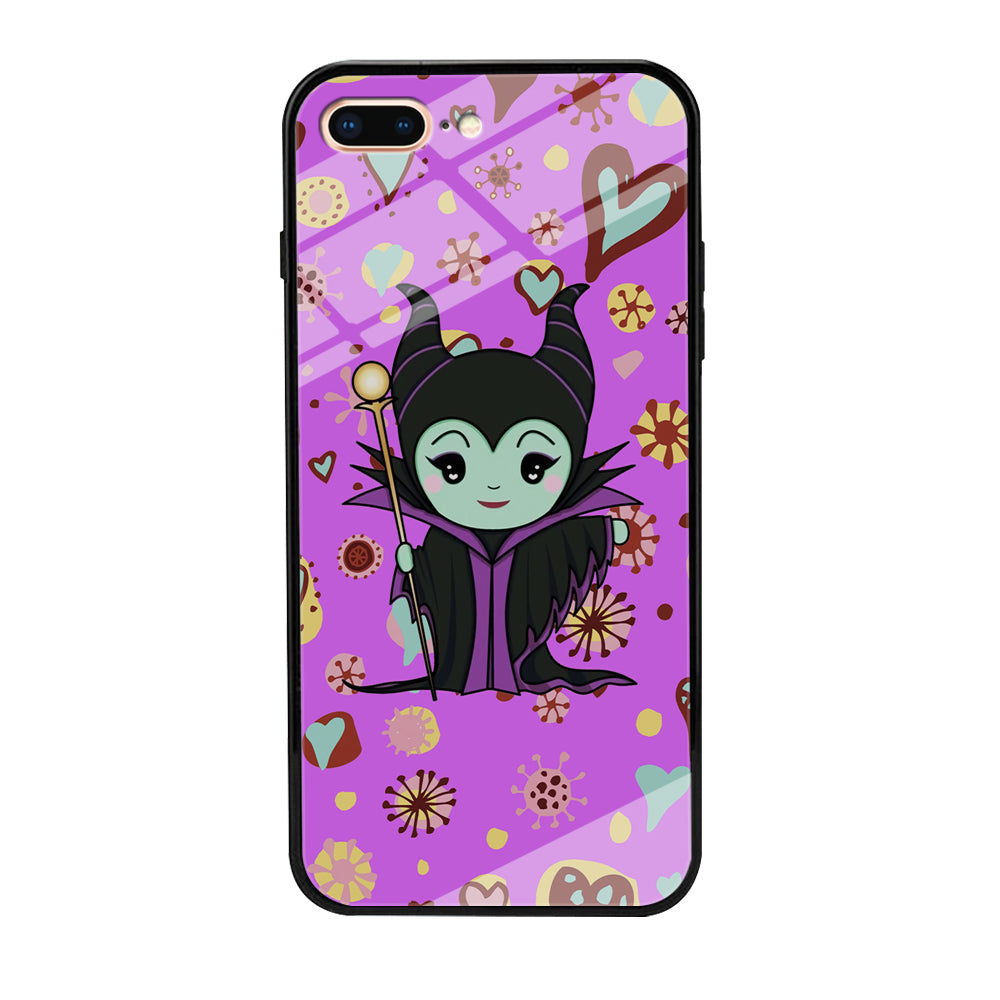 Maleficent Cartoon in Love iPhone 7 Plus Case