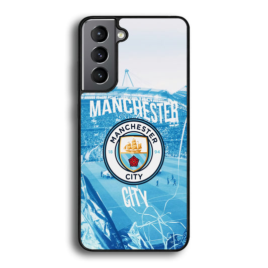 Manchester City Home Samsung Galaxy S21 Plus Case - Carneyforia