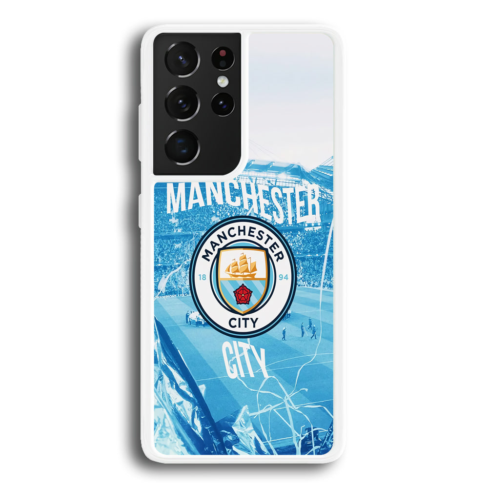 Manchester City Home Samsung Galaxy S21 Ultra Case