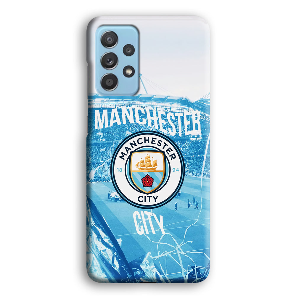 Manchester City Home Samsung Galaxy A72 Case 3D Case