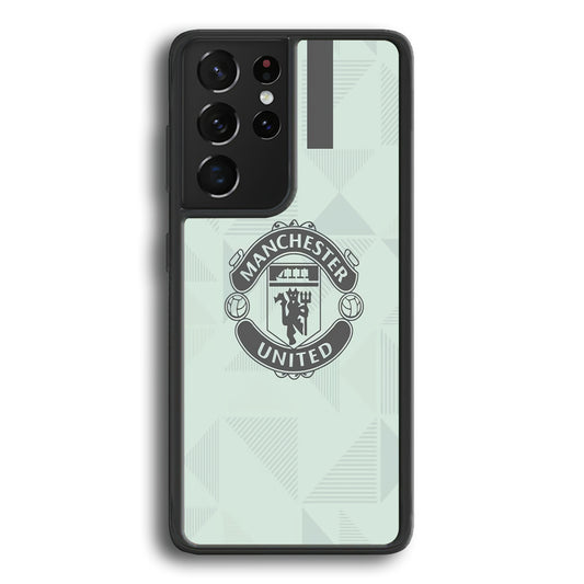 Manchester United Bluish Jersey Samsung Galaxy S21 Ultra Case