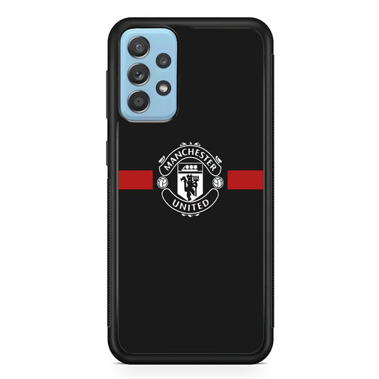 Manchester United We Are United Samsung Galaxy A72 Case Rubber Black (2D Case)