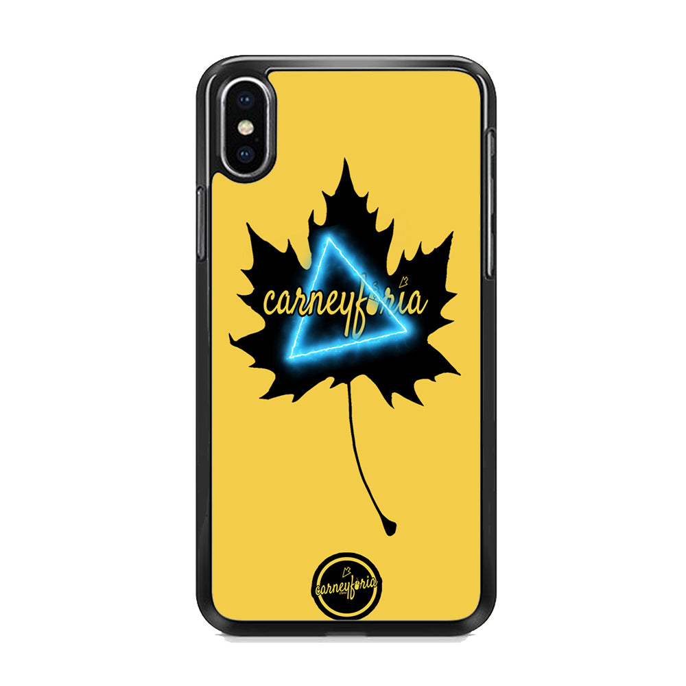 Maple Carneyforia Blue Light iPhone X Case