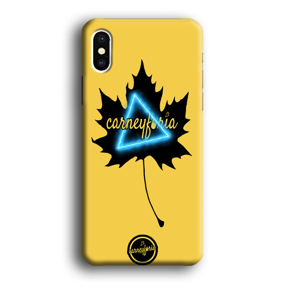 Maple Carneyforia Blue Light iPhone X Case
