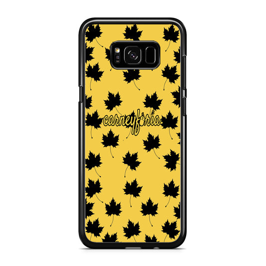 Maple Leaf Doodle Carneyforia Samsung Galaxy S8 Case