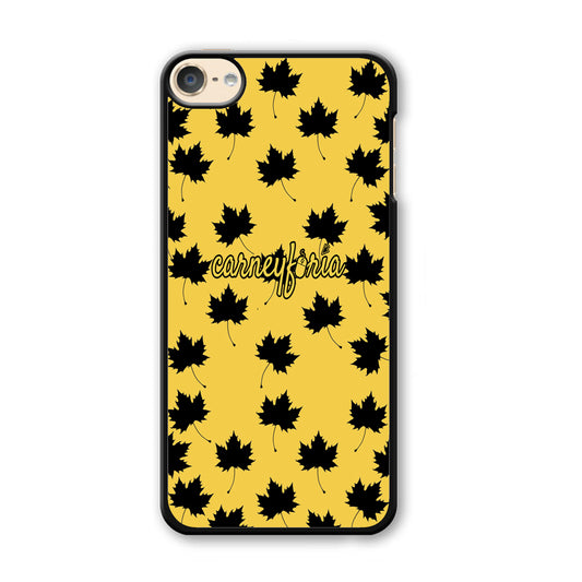 Maple Leaf Doodle Carneyforia iPod Touch 6 Case - Carneyforia