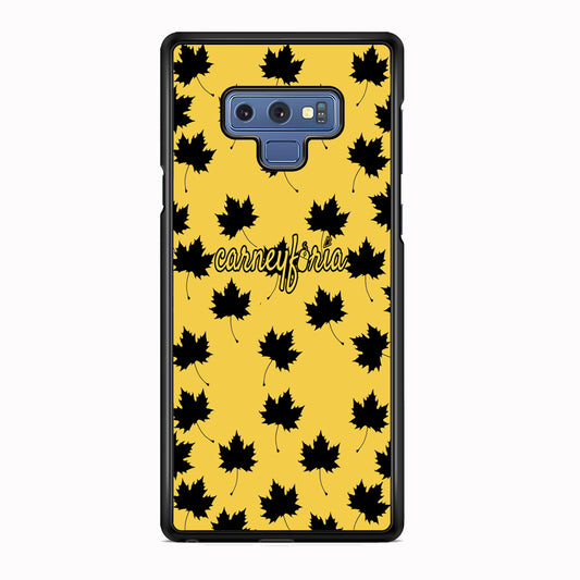 Maple Leaf Doodle Carneyforia Samsung Galaxy Note 9 Case