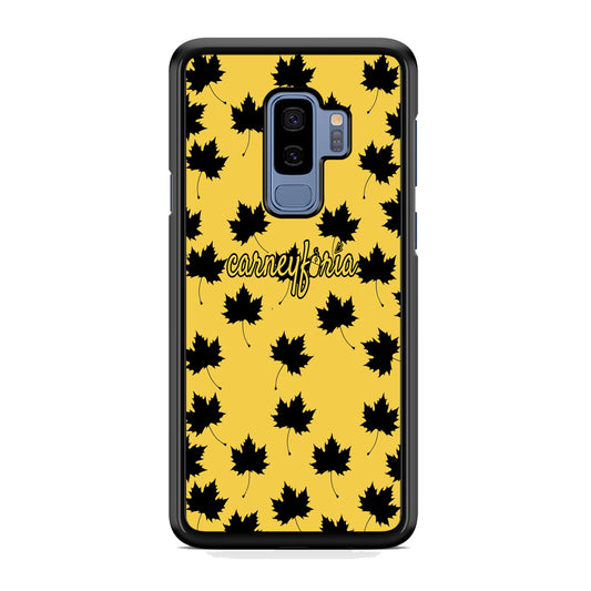 Maple Leaf Doodle Carneyforia Samsung Galaxy S9 Plus Case
