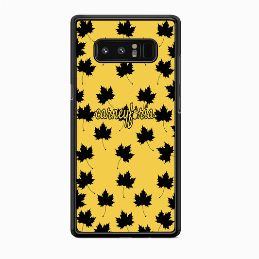 Maple Leaf Doodle Carneyforia Samsung Galaxy Note 8 Case