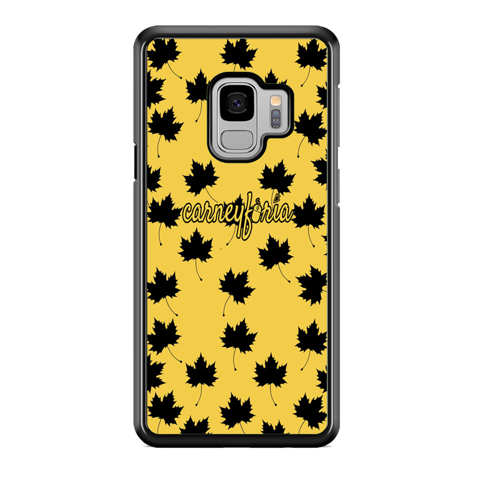 Maple Leaf Doodle Carneyforia Samsung Galaxy S9 Case
