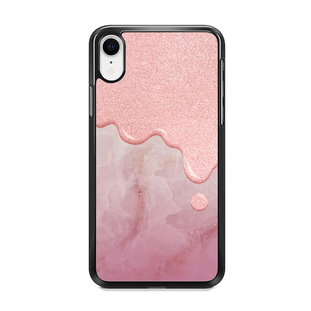 Marble Melting Rosy iPhone XR Case