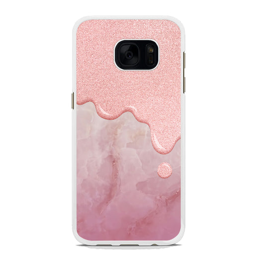 Marble Melting Rosy Samsung Galaxy S7 Edge Case
