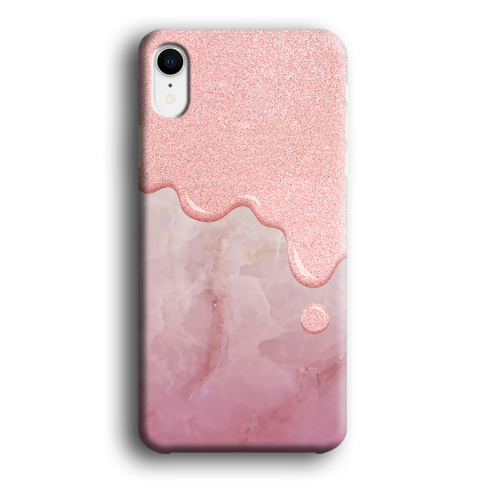 Marble Melting Rosy iPhone XR Case